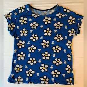 Adorable Mifffy short sleeve tee, age 7/8, UNIQLO kids, 100% cotton